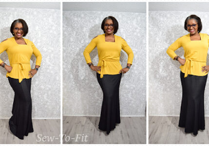 Sew-to-fit misty top for the pattern hack